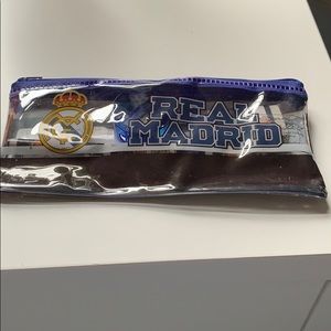 real madrid pencil case with stationery